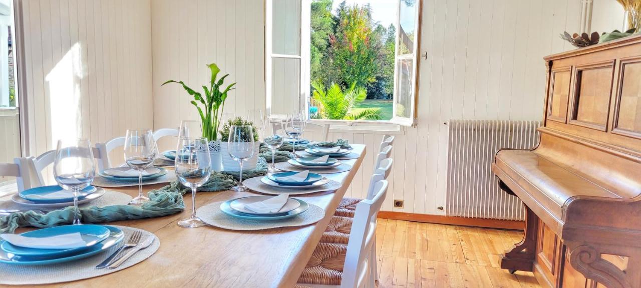 Charmante Maison Dans Les Landes X 10 Avec Piscine Et Salle D Escalade Lue Exterior foto