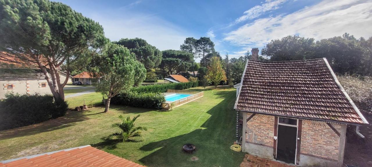 Charmante Maison Dans Les Landes X 10 Avec Piscine Et Salle D Escalade Lue Exterior foto